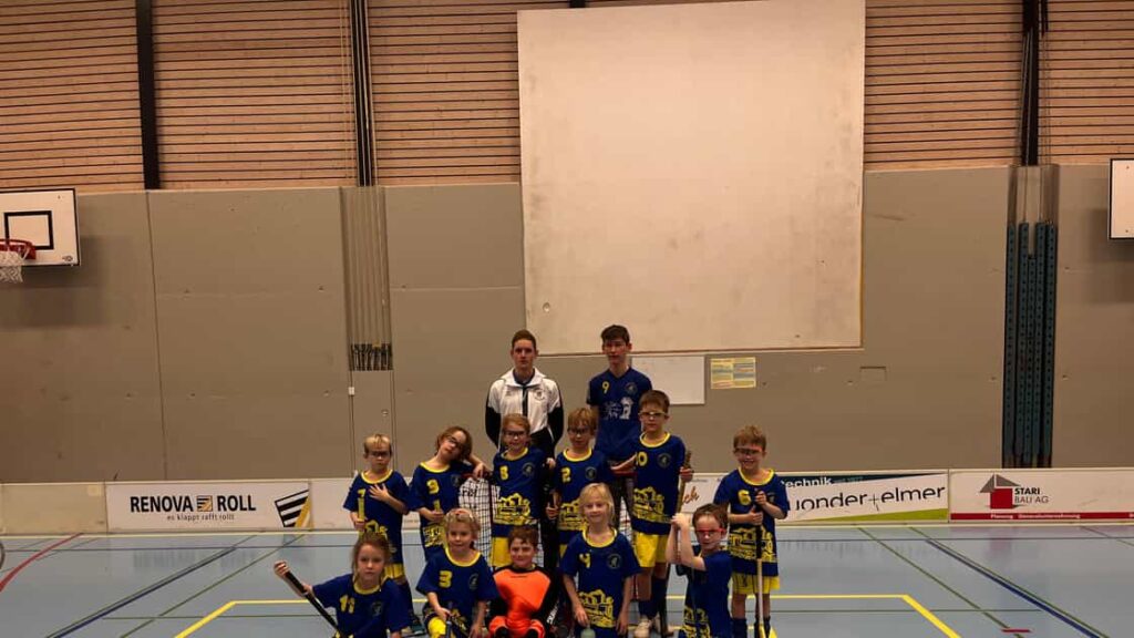 Mannschaftsfoto Unihockeyschule